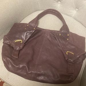 Kooba bag in the softest, most subtle leather you’ll love. Yes, it is purple 💜